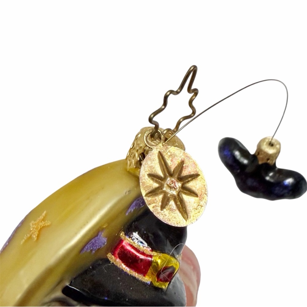 Christopher Radko | Mean Green Flying Machine Witch Ornament Halloween Y2K - Picture 5 of 6